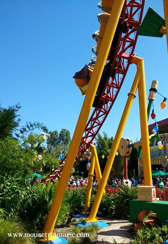 Is Slinky Dog Dash Scary? A look at the drop.