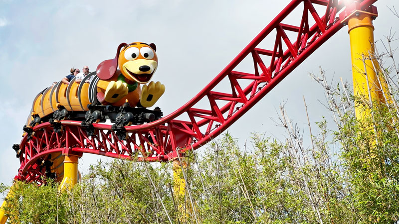 Slinky Dog Roller Coaster at Disney World