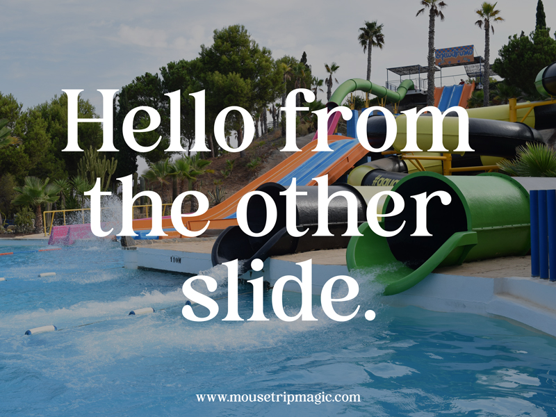 Water park captions