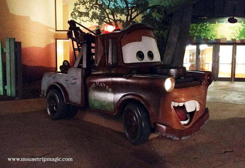 Tow Mater at Radiator Springs, Art of Animation