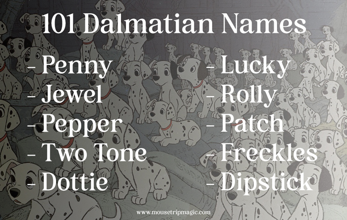 101 dalmatian names