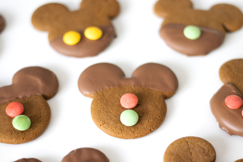 Mickey Mouse Gingerbread Cookies