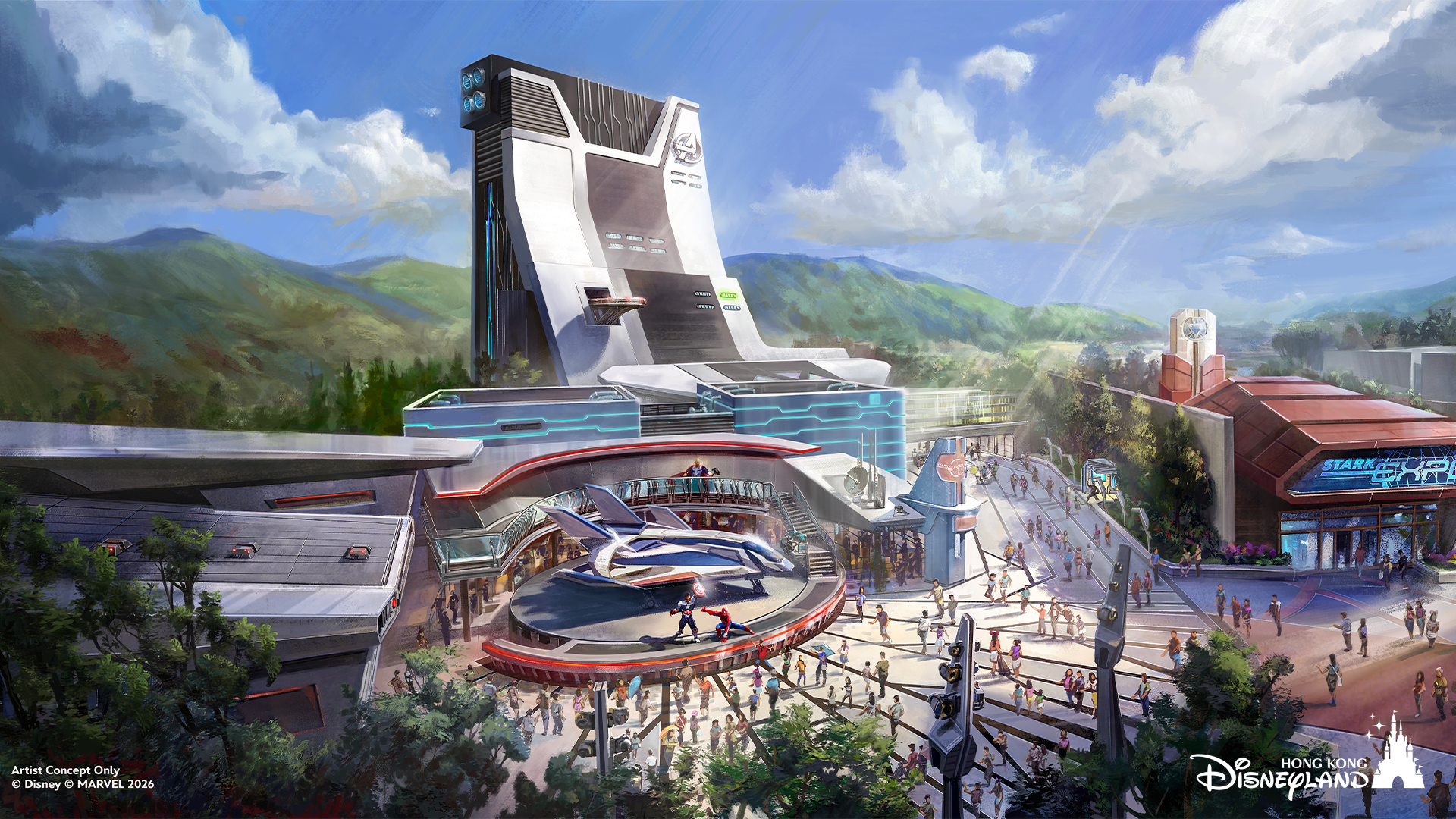 Avengers Pavilion at Hong Kong Disneyland Resort