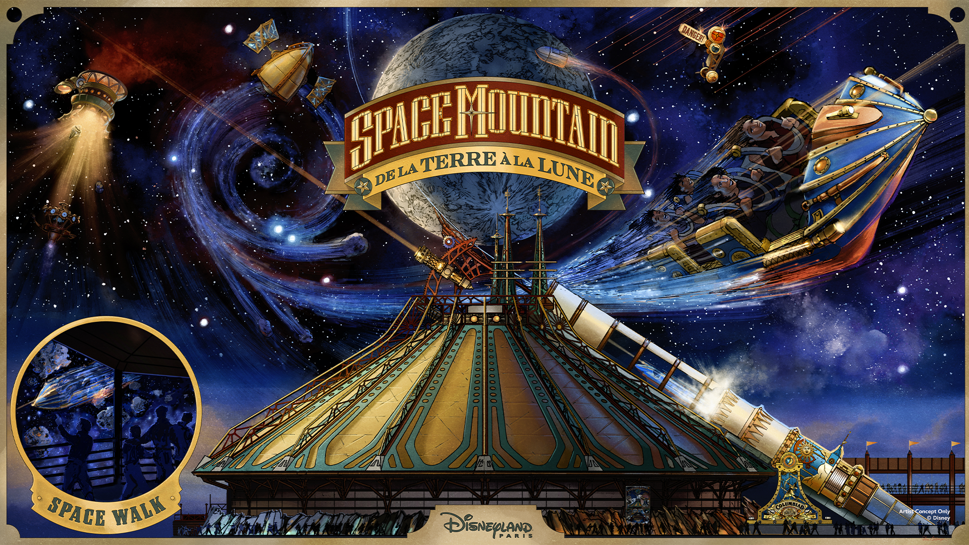 Original Space Mountain Theme is Returning to Disneyland Paris