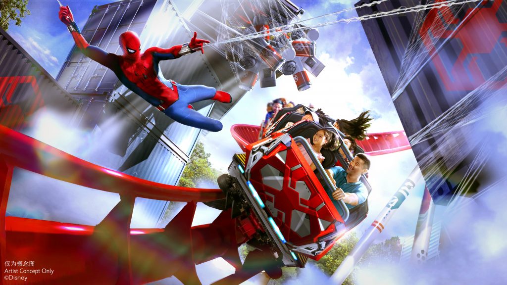 Spiderman Is Swinging into Shanghai Disney Resort!